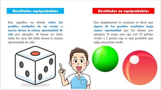 RESULTADOS EQUIPROBABLES Y NO EQUIPROBABLES EN JUEGOS DE AZAR [upl. by Nnylahs408]