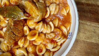 ORECCHIETTE AL RAGÙ PUGLIESE 🍝ORECCHIETTE APULIAN RAGU [upl. by Muraida]