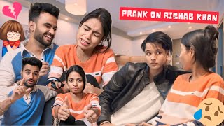 Prank On Rishab Khan part 1  Prank Video chotanawab cuteshivani05 [upl. by Nawor]