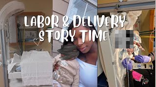 LABOR amp DELIVERY VLOGSTORY TIME  BABY LJ REVEAL [upl. by Aytnahs]