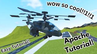 AH64 Apache Helicopter Tutorial  Plane Crazy [upl. by Wren]