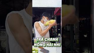 THỬ THÁCH SĂN HỒNG HÀI NHI Ở TIỆM TRÀ CHANH food [upl. by Namzaj]