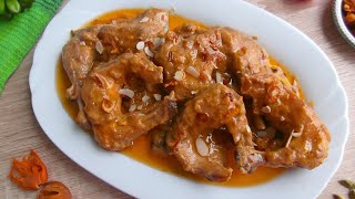 চিকেন রোস্ট  Biye Barir Chicken Roast Recipe  Traditional Bangladeshi Murgir Roast [upl. by Herzel765]