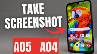 How to Take Screenshot on Samsung Galaxy A05  A04 3 methods   Long Shot Screen Capture [upl. by Harrow]