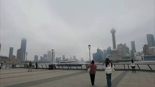 The Bund in mist peace restored after CNY holiday 2024220 [upl. by Iegres338]