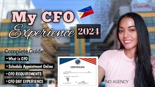 MY CFO EXPERIENCE 2024  COMPLETE GUIDE Philippines Age Gap Relationship Filipina American Couple [upl. by Alton831]