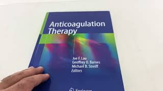 Springer Anticoagulation Therapy by Geoffrey D Barnes  Hardcover [upl. by Dulcea]