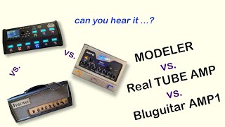 FRACTAL FM9 Modeler vs FRIEDMAN Real Tube Amp vs BLUGUITAR   BLIND TEST [upl. by Pearse449]