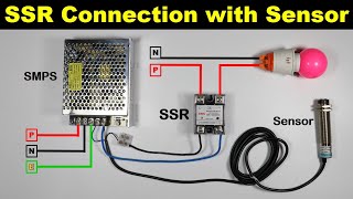 SSR Connection With Sensor  What Is Solid State Relay In Hindi  ElectricalTechnician [upl. by Richlad394]