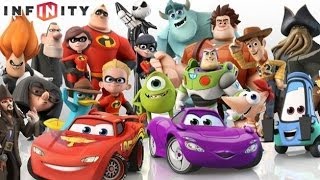 DISNEY INFINITY  Best of Disneys world  Trailer Intro  Gameplay with cars amp Toy presentation [upl. by Minnnie]