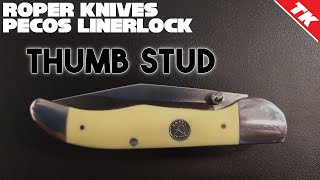 Roper Knives Pecos Linerlock Pocket Knife RP0011 [upl. by Cadel]