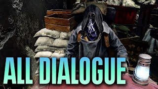 Resident Evil 4 Remake  All Merchant Dialogue  Reaction to Buying All Weapons [upl. by Anitroc]