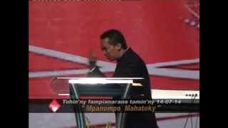 Ny mpanompo mahatoky tohiny  Pst Patrick Andrianarivo  EGLISE SHINE TVPLUS DU 21 07 14 [upl. by Juni144]