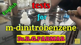 Tests for mdinitrobenzene English [upl. by Wichman775]