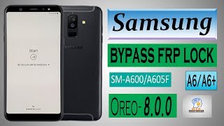 How To Bypass FRP Remove Samsung A6 800 Binary Without Pc 2019 New Trick [upl. by Eirrahs103]