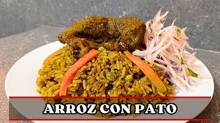 Cómo preparar el MEJOR Arroz con Pato 🦆🇵🇪  Recetas del Profe [upl. by Anaihk]