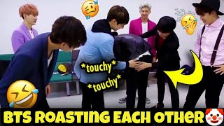 BTS Roasting Each Other 🤡 Super Funny BTS Moments 😂 bts funny roast kpop btsarmy v jungkook [upl. by Eiznekam]