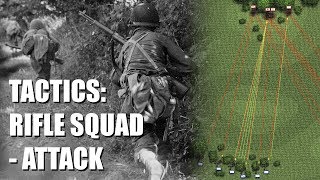 Tactics of the WWII US Army Infantry Rifle Squad – Attack [upl. by Ellehsal]