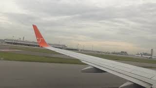 1921【JEJU AIR】Osaka Kansai Airport Takeoff Video [upl. by Atorod]