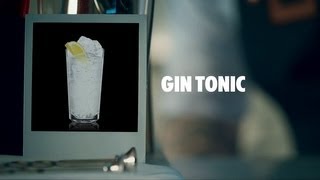 GIN TONIC DRINK RECIPE  HOW TO MIX [upl. by Aicirtal699]