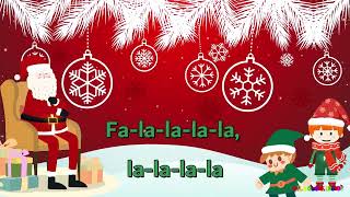 Deck the Halls Falalalala with Lyrics  Christmas Songs and Carols  Milkolo Kids TV music [upl. by Skantze]