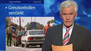 Letzte Tagesschau mit Wilhelm Wieben vom 24061998 Reupload [upl. by Lalitta]