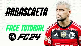 EA FC 24  DE ARRASCAETA FACE TUTORIAL  STATS FLAMENGO [upl. by Erdah]