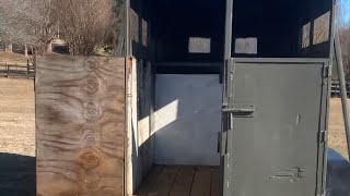 Inspecting a horse trailer in North Wilkesboro North Carolina horsetrailer northwilkesboro [upl. by Long69]