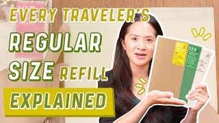 26 Notebook Styles Every TRAVELERs Notebook Regular Size Refill Explained [upl. by Henriette]