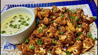 🌶Alitas de Coliflor en AIR FRYER Cauliflower Wings [upl. by Latsyrd]