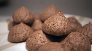 Meringues au chocolat  La Cuisine de Monica [upl. by Aehtrod]