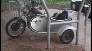 How to make motorbike sidecar from office furniture [upl. by Pessa]