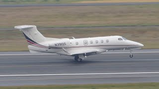 NetJets Embraer Phenom 300 N391QS takeoff from PDX [upl. by Azelea134]