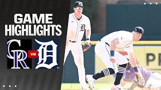 Rockies vs Tigers Game Highlights 91224  MLB Highlights [upl. by Vasyuta]