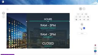 How display your opening hours with SpinetiX ARYA [upl. by Puttergill]