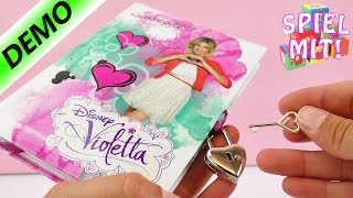 Schülerkalender Violetta mit Herzchen Schloss zum Abschließen  für Schule und Uni  V Lover [upl. by Erdei]