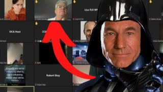 Darth Dawkins Gary Miline Caught on AA Zoom Meeting RUNS AWAY [upl. by Earej]