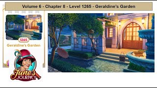 Junes Journey  Volume 6  Chap 8  Level 1265  Geraldines Garden Complete Gameplay in order [upl. by Atims]