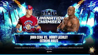 WWE 2K24 FULL MATCH — John Cena Vs Bobby Lashley — Extreme Rules Match [upl. by Hindorff]