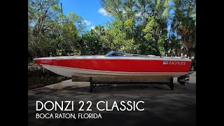 Used 1996 Donzi 22 Classic for sale in Boca Raton Florida [upl. by Lienhard675]