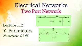 Lecture 112 Yparameters Numerical 0305 [upl. by Lauree]