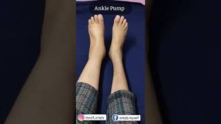 Exercises to reduce swelling in Feet । Reduce swelling in Lymphedema । shorts [upl. by Usanis]