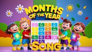 Months Of The Year Song  Song For Kids amp Preschool  Edle Doodles [upl. by High]