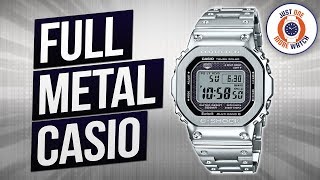 Full Metal Casio GShock B5000D1ER [upl. by Tnomyar960]