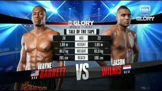 GLORY 18  Jason Wilnis vs Wayne Barrett Full Video [upl. by Arammahs]