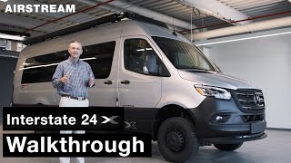 Airstream Interstate 24X Walkthrough Tour with Justin Humphreys [upl. by Nnomae104]