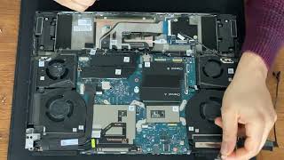 TUTORIAL Alienware X17 R2 Repaste READ DESCRIPTION VERY IMPORTANT NOTE  NO COMMENTARY [upl. by Atimed976]