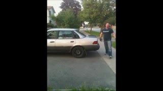 Man Lifts Car Take 2 [upl. by Oileve]