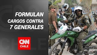 Estallido social Contraloría formula cargos contra 7 generales del Alto Mando de Carabineros [upl. by Nibbs931]