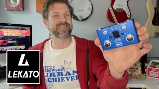 Lekato Drum Buddy Unboxing amp Demo drum machine looper pedal [upl. by Vaughn463]